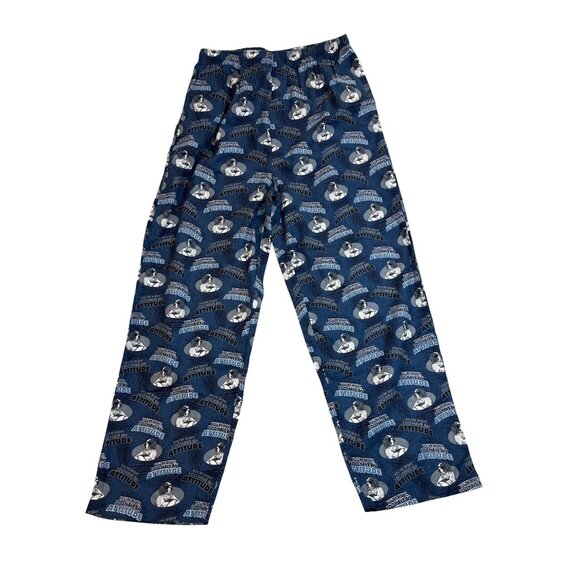 Dog Print Lounge Pant "Youre Right I Do Have An Attitude" Blue White Sz XL - New - Picture 1 of 9
